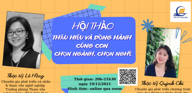 Hội thảo đồng hành cùng con chọn ngành, chọn nghề