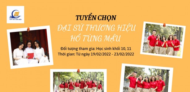 Tuyển chọn Đại sứ thương hiệu trường HTM 2022